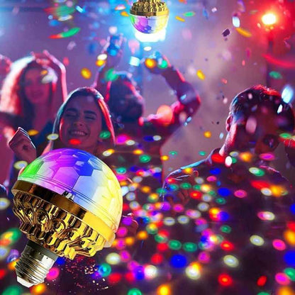 🎉 The Ultimate Party Essential — Colorful Rotating Disco Ball Light