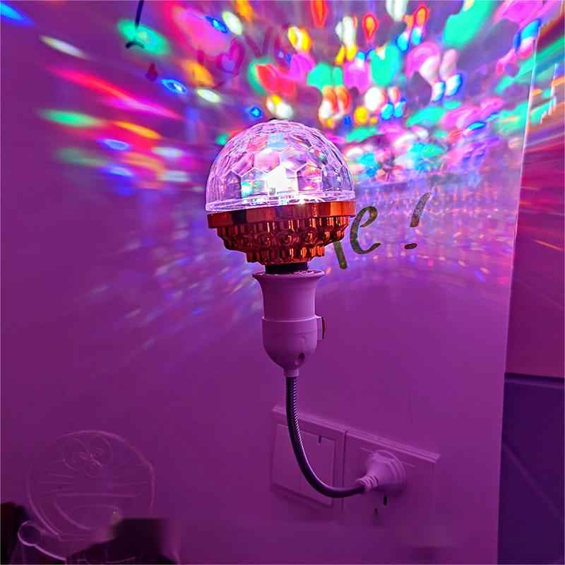 🎉 The Ultimate Party Essential — Colorful Rotating Disco Ball Light