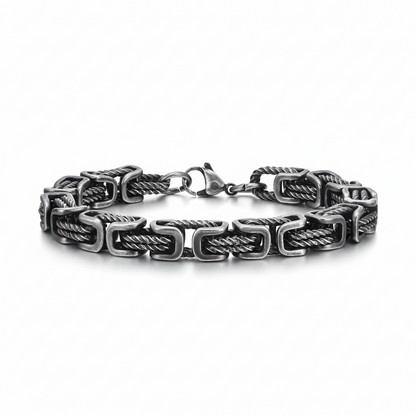 Braided Stainless Steel Bracelet for Men