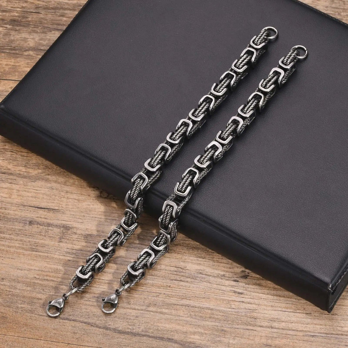 Braided Stainless Steel Bracelet for Men