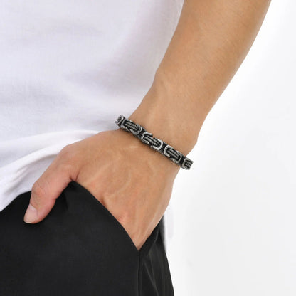 Braided Stainless Steel Bracelet for Men