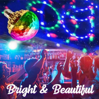 🎉 The Ultimate Party Essential — Colorful Rotating Disco Ball Light