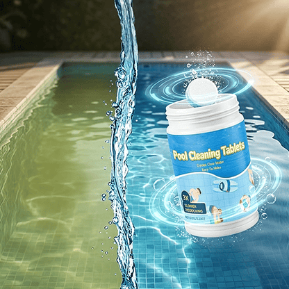 Summer Sales: Buy 2 Get 2 Free! Pool Cleaning Tablets with 3X Slow-Dissolve Formula